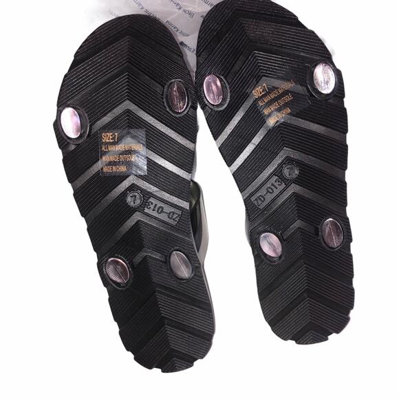 Electric Karma Grove Pewter Slides Sandals - Picture 10 of 15